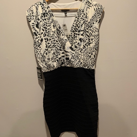 Express Dresses & Skirts - NWT Express zebra print dress